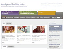 Tablet Screenshot of neurologen-und-psychiater-im-netz.org